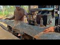 SUPER ISTIMEWA‼️kayu Jati Di Rajang Bahan Balok-Gergaji Bandsaw Rakitan