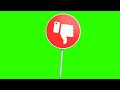 DISLIKE Animation - Green screen Full hd Download - No copyright