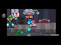 fnf vs mario rebooted: mansion gameplay