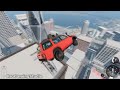 High Speed Jump Crashes - Oddly Satisfying Car Crashes BeamNG Drive Crashes