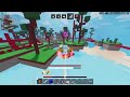 i used KILLAURA Hack against 50 Players.. (Roblox Bedwars)