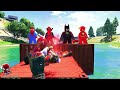 GTA 5 Epic Ragdolls RED SPIDERMAN VS MINION VS SUPER HERO (Euphoria Physics & Funny Fails)E.201