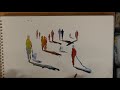 How to Paint Watercolour Figures - Top Watercolour Tips # 1