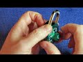 (198) Recover your lost Master Lock combination code when it's playing 