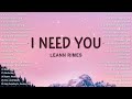 I Need You - LeAnn Rimes 💗 Best OPM Tagalog Love Songs | OPM Tagalog Top Songs 2024 #vol1💗
