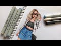 DENIM GIRL Speed Drawing