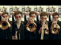 Silk Sonic - Leave The Door Open arranged for Brass Quintet with sheet music