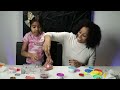 🌈 Messy Fun Alert: Giselle and Mom's Ultimate Slime Mixing Adventure! 🎨🌟