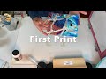 The Process of #Mono Silkscreening - How to Create Unique Prints using Screen Printing Technique