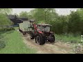 Ploughing in The Mud, Storage of Silage Bales │Chellington Valley With Season│FS 19│Timelapse#3