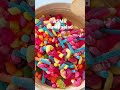 ASMR candy salad #asmr #asmrsounds #asmrvideo #aesthetic #relaxing #candy #food #salad #satisfying