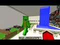 JJ And Mikey NOOB vs PRO ROUND SECRET PASSAGE in STONE vs LAVA in Minecraft Maizen