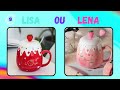 LISA OU LENA | Quiz qual você prefere?? | jogo das escolhas