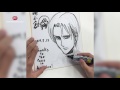 Watch Hajime Isayama draw Levi from Attack on Titan (2017)