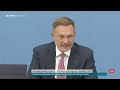 Haushalt 2025: PK mit Bundeskanzler Scholz, Wirtschaftsminister Habeck und Finanzminister Lindner