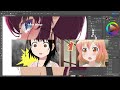 IRyS Oopsie Illustration (easy anime illustration method) | Process