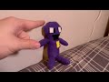 Purple Guy Plush Review!!! [FNaF Plush] [Custom Plush]