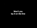 Triumph - Lay It On The Line (Lyrics on screen)