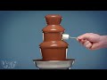 Chocolate fountain with flowing chocolate meme• (HD)