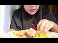 MAKAN SAMA RENDANG,TUMIS BUNCIS ,SAMBEL KENTANG  #mukbang #semuaorang