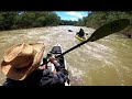 Memorial weekend float on the Illinois Bayou at 9ft, 2050ft/sec and a bonus waterfall