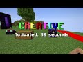 Minecraft but I secretly use CREATIVE MODE...