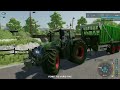 CHOPPING GRASS SILAGE and LEVELING BUNKER SILO│THE BAVARIAN FARM│FS 22│10