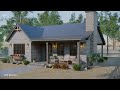 33'x33' 10x10m  It's Absolutely STUNNING !!! Cozy Cottage House Design