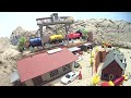 Model Railroad VS Dam Failure Experiment - Diorama Dam Breach