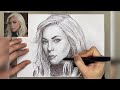 Lady Gaga | Drawing Timelapse