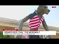 Ohio woman refuses to take down 10-foot-tall werewolf decoration