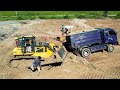 Incredible Powerful Dozer SHANTUI DH17 C2 Sink Underwater Heavy Recovery Excavator