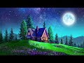 Relaxing Sleep Music and Night Nature Sounds: Soft Crickets. Mind Relaxation