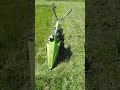 Zipper BM870ECO scythe mower cutting raw grass - balkenmäher im arbeit
