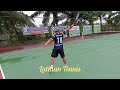 Latihan Tennis di Rindang Tennis Club.