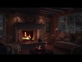 Rustic Cottage with Rain and Crackling Fire Sounds | Cozy Ambience for Relaxation, Reading