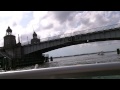 Going under a draw bridge in Charleston