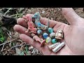 💥 2024 Bottle Digging Dump Digging #58 💥 Marbles & Toys MARX Cracker Jack Dogs Clay Marble ©