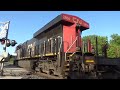 CN Intermodal Train Thru Fond Du Lac, Wisconsin 7/6/24