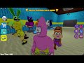 Roblox Cart Ride into SPONGEBOB with Patrick & Sandy!