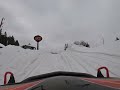 Snowmobile ride down the Vermilion River.