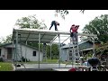 Installing a Metal carport