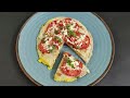 Cover the Eggs with Tortilla! Delicious Recipe in 5 minutes! Breakfast Idea with Eggs.