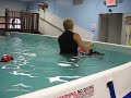 Dog enjoys learning how to swim at Healing Waters in Canton, OH!