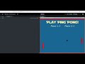 Ping Pong Game(Designed & Developed On Replit)