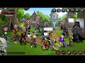 AQW Infinity Tech Demo 4 - New Dragon Slayer Class / Combat Mechanics | Completing First Item Farm