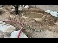 RUSSIAN TORTOISE OUTDOOR HABITAT BUILD INCLUDING A AUTOMATIC WATER CHANGING POND AND A DEN BUILD