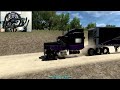Insane Transport Challenge: 6 Trailers ROAD TRAIN  - American Truck Simulator - Moza R9