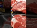 slow motion meat selection