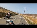 Άνω Μερά Μυκόνου -Παραλία Πάνορμος.Riding on Mykonos island of Greece